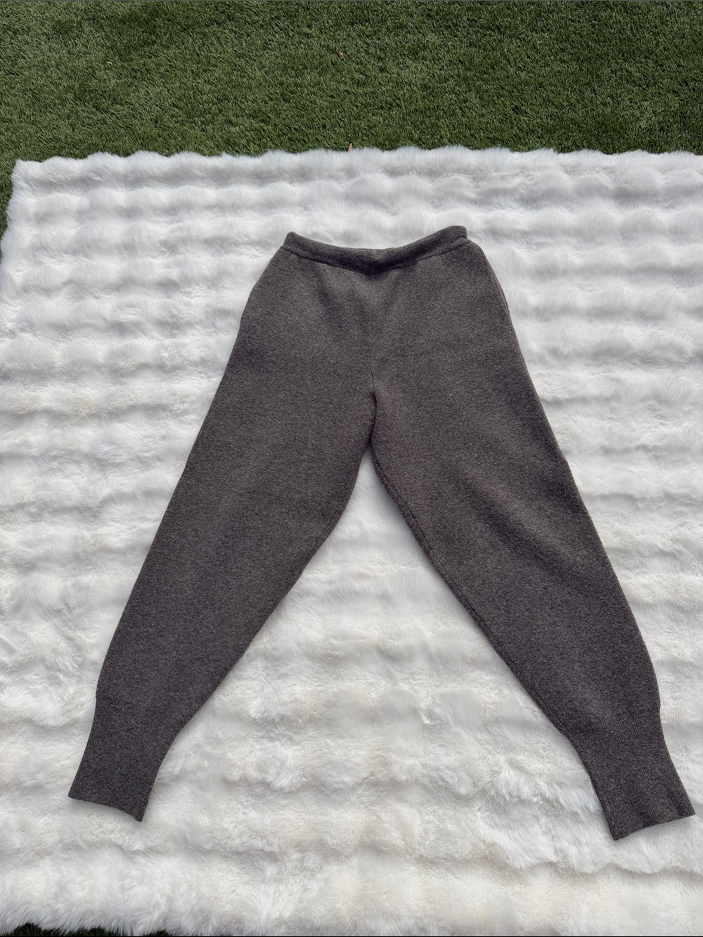Zara wool jogger pants small - light neutral brown